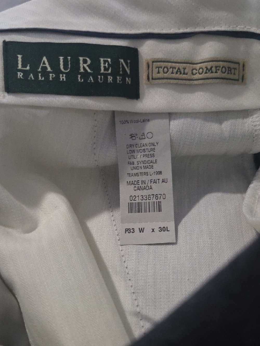 Polo Ralph Lauren Dress Slacks with Tags. 33×30. *Price Is Firm* - Picture 7 of 8